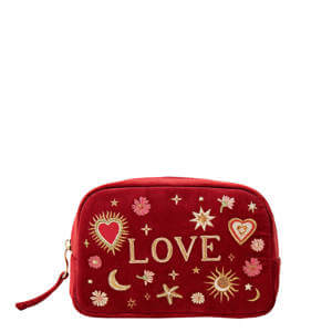 Elizabeth Scarlett Love Charm Makeup Bag